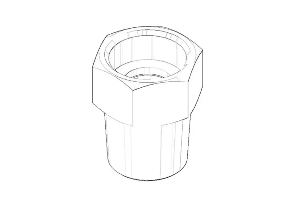 DORNBRACHT Nippel ERSATZTEILE 90240301100 28 x 31 x 24 mm, 9024030110090 Galeriebild 1